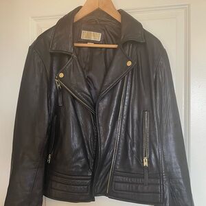 Michael Kors Women's Black Leather Jacket